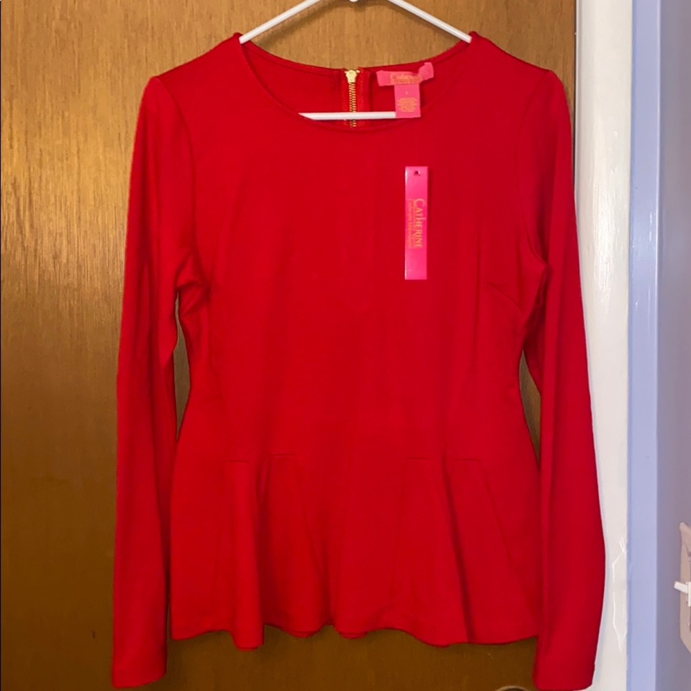 Dressy red long sleeve